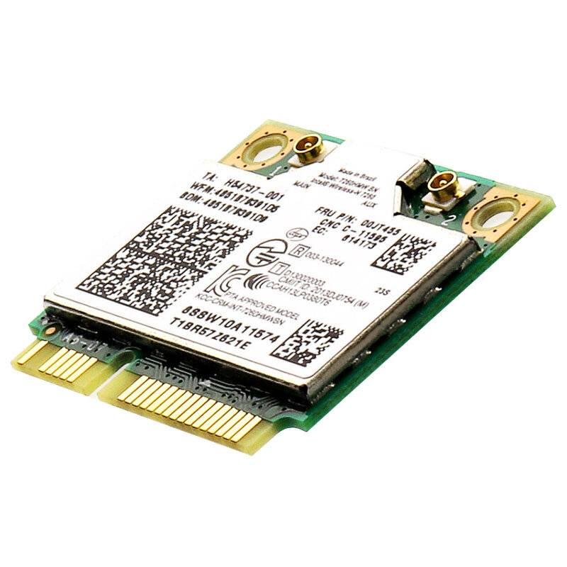 بطاقة واي فاي PCI-e صغيرة للكمبيوتر المحمول ، إنتل لاسلكي-n 7260bn 7260hmw bt4.0 ، fru: 04x00jt455 لـ y510p
