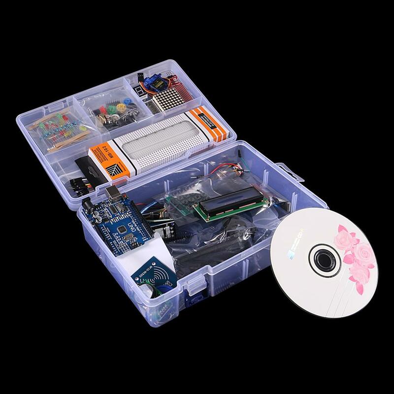 Najnowszy RFID startowy zestaw do Arduino UNO R3 ulepszona wersja nauka apartament UNO R3 Mega 2560 zestaw startowy RFID czujnika do Arduino