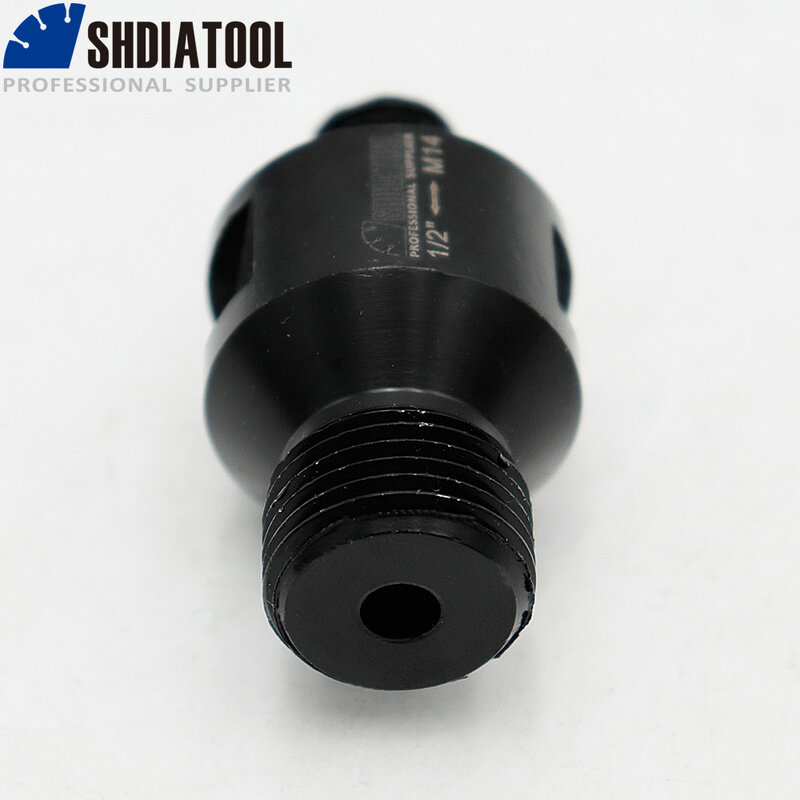 SHDIATOOL 1pc Different thread adapter Connection Converter for M10 M14 5/8-11 or M16 Thread To Gas 1/2 inch Fit CNC Machine