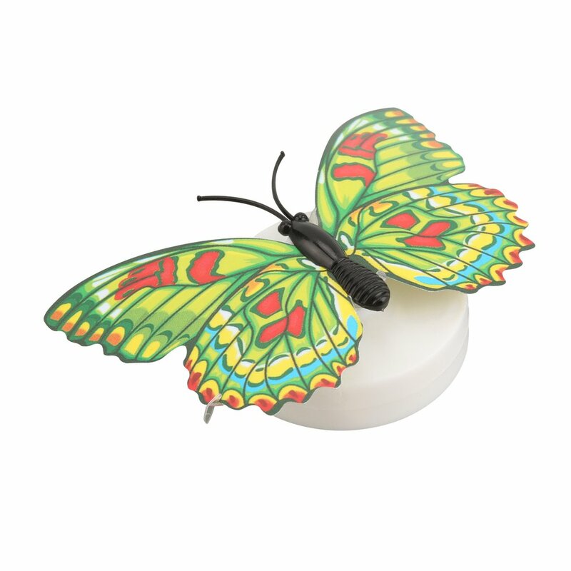 Veilleuses LED colorées en forme de papillon, applique murale, décoration pour chambre d'enfants, lampe décorative Durable et économe en énergie