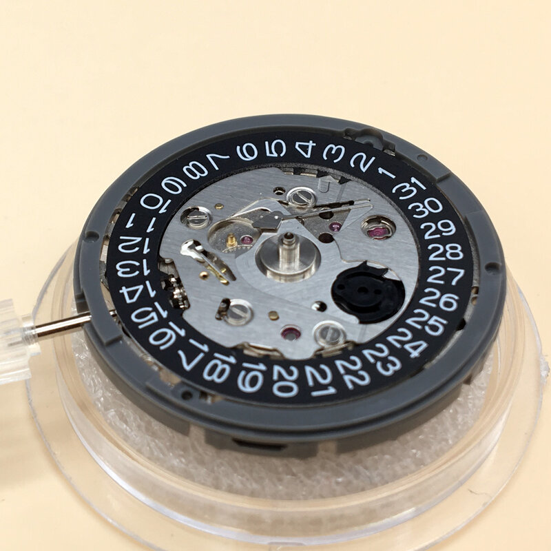 Японские Оригинальные механические часы NH35/NH35A с черным стеклом даты Роскошные автоматические часы Movt сменный комплект высокая точность 2021