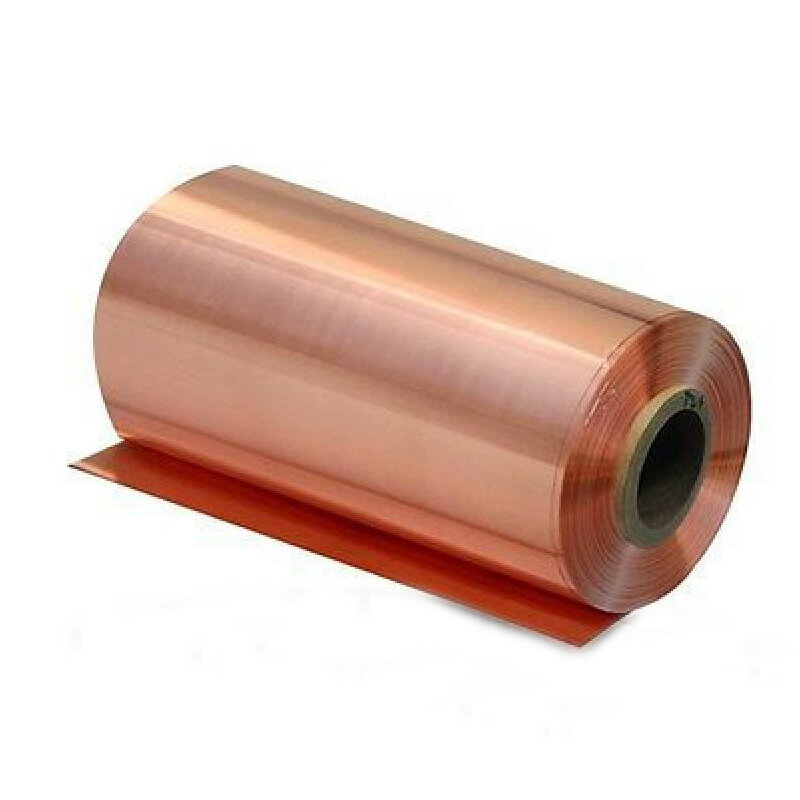Lámina de Metal Cu de cobre puro 99.9%, 0,01-0,6mm X 20-100mm X 100-1000mm, 1 unidad