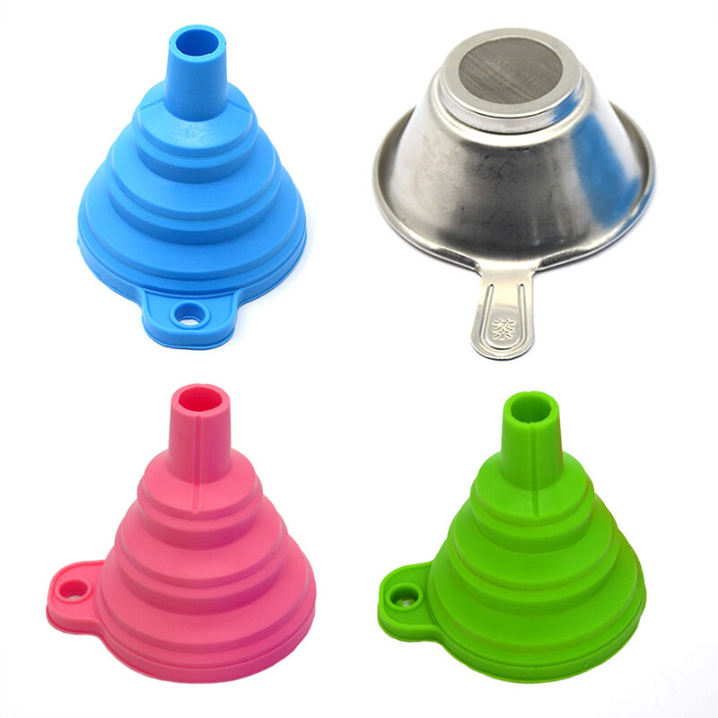 1SET High Quality Metal Uv Resin Filter Cup+Silicon Funnel Disposable For ANYCUBIC Photon SLA DLP 3D Printer Parts
