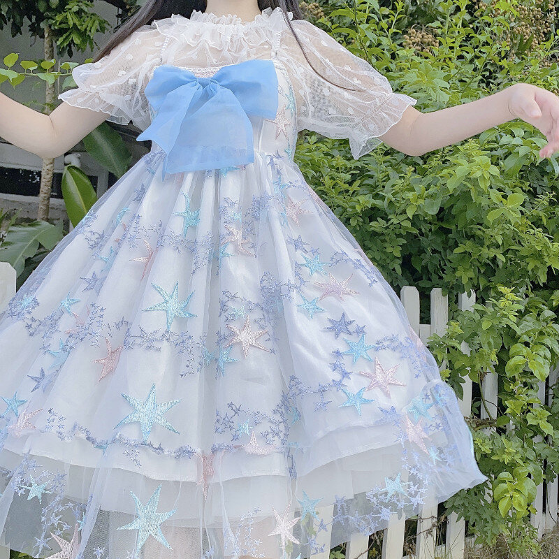 Lolita – robe japonaise douce pour filles, douce, à bretelles, jsk, nouvelle collection été 2020