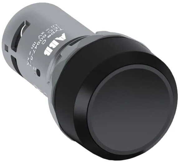 Pulsador compacto CP2-10B-01 62000041 1SFA619101R1046, 10 unidades, color negro, no iluminado, plástico negro, 1NC
