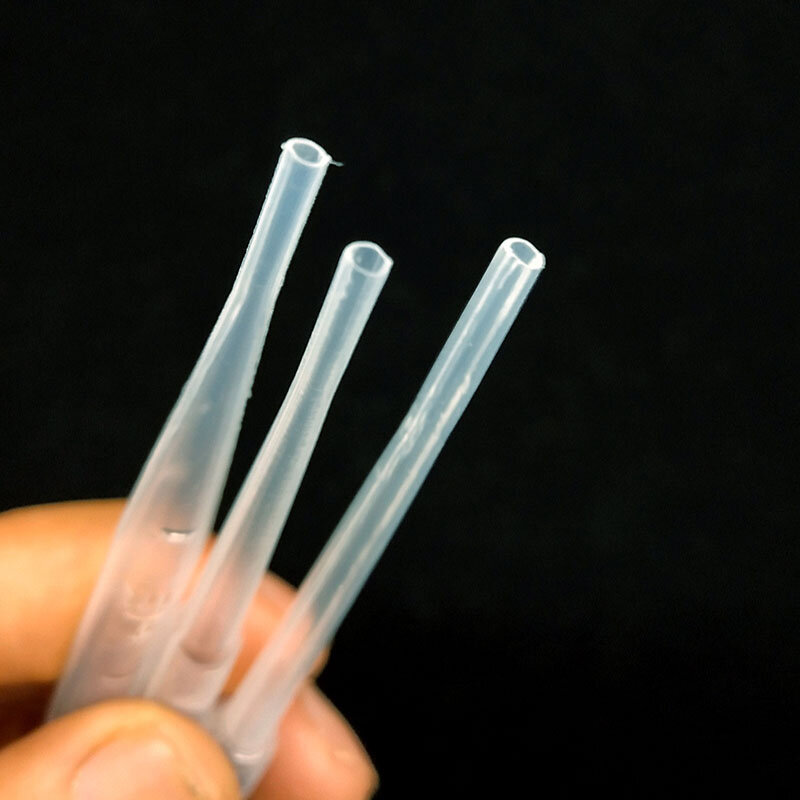 Pipet Transparan 3ML Pipet Transfer Plastik Aman Sekali Pakai Pipet Skala Perlengkapan Penggiling Laboratorium Kecil 10 Buah