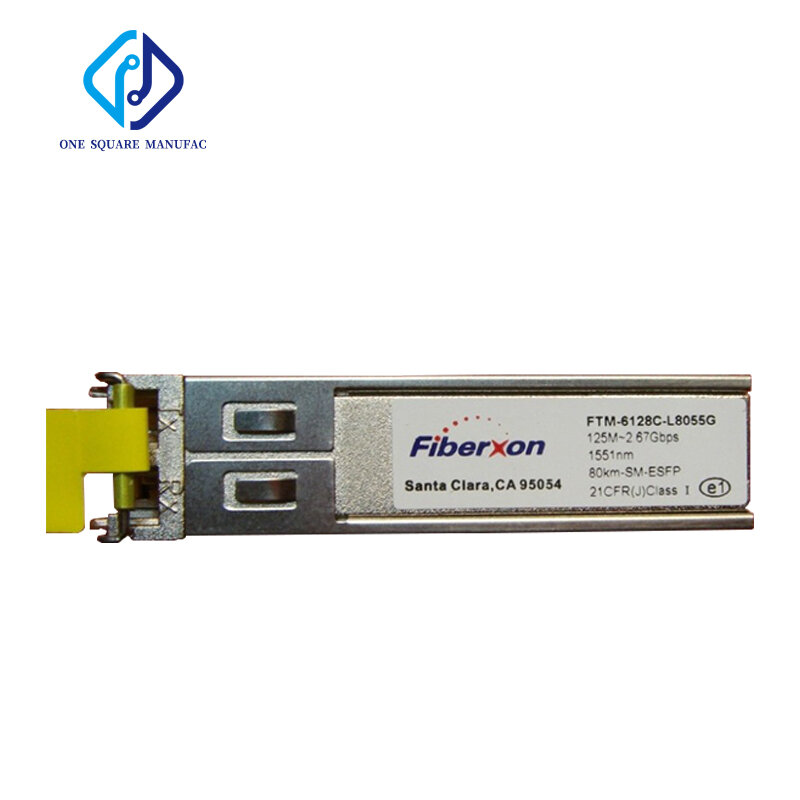 Fiberxon FTM-6128C-L8055G 125M-2.67Gbps 1551nm 80km-SM-ESEP Optical Fiber Transceiver