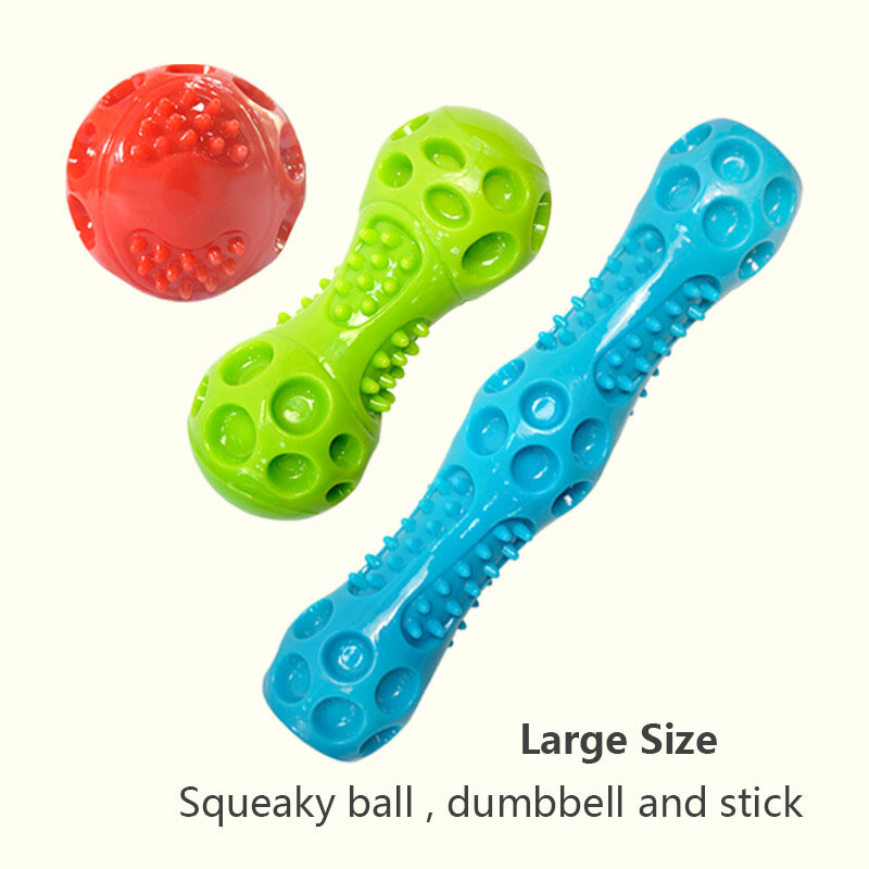 Игрушки для собак CAITEC, пищащий прыгающий мяч, прочный, плавучий, пружинный, устойчивый к укусам мяч игрушки пищащие для маленьких и больших собак