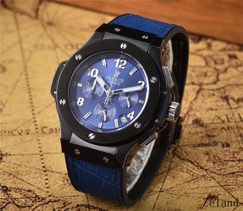 Relojes de cuarzo de marca de lujo HUBLOT, reloj de cuarzo con correa de acero inoxidable para hombre, reloj de pulsera clásico para hombre, reloj de negocios