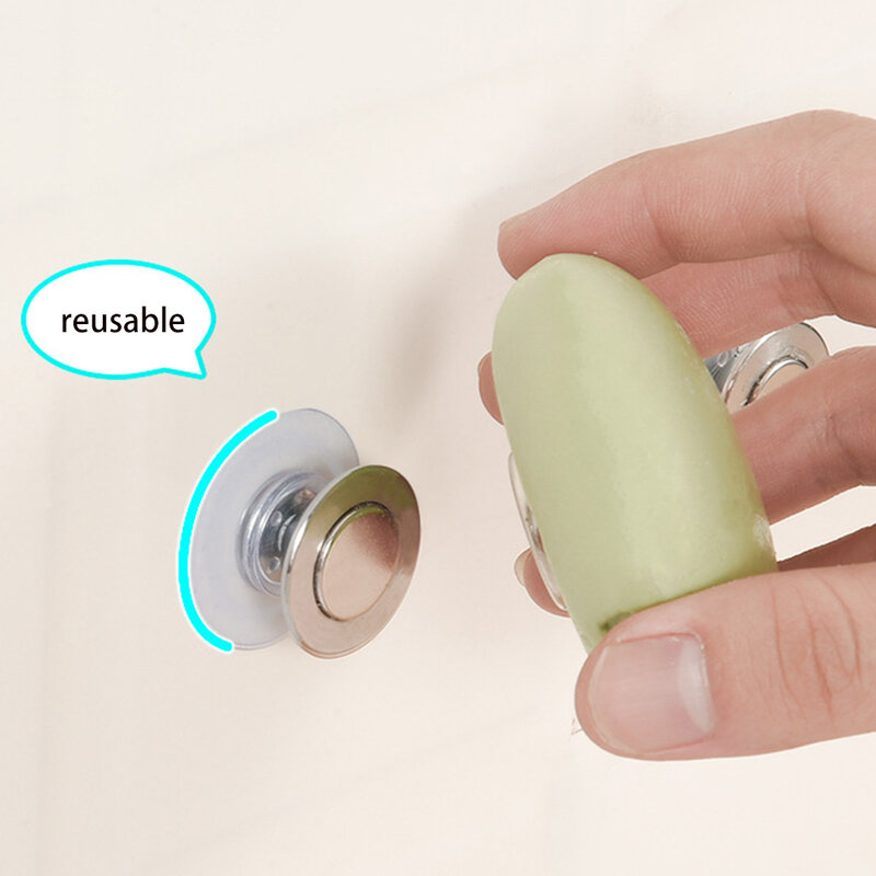 Настенный магнитный держатель для мыла из нержавеющей стали, Вакуумная присоска, вешалка для мыла для кухни, ванной комнаты, туалета
