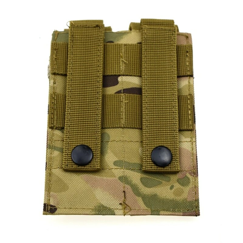 Tactical MOLLE 9mm Mag Pouch Pistol Magazine Holder For Plate Carrier Vest Double Charger Pouch Hunting and Equipment Accessory