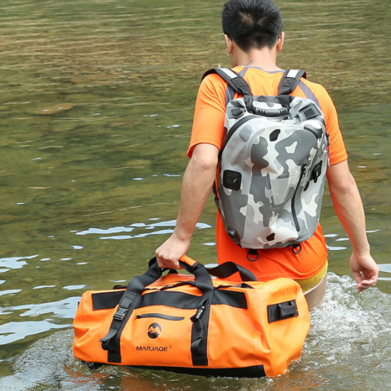 Sac de randonnée étanche pour Kayak, selle sèche, rangement de bagages, plage, Rafting, moto, voyage, Camping, natation, XA330Y +, 30L-90L