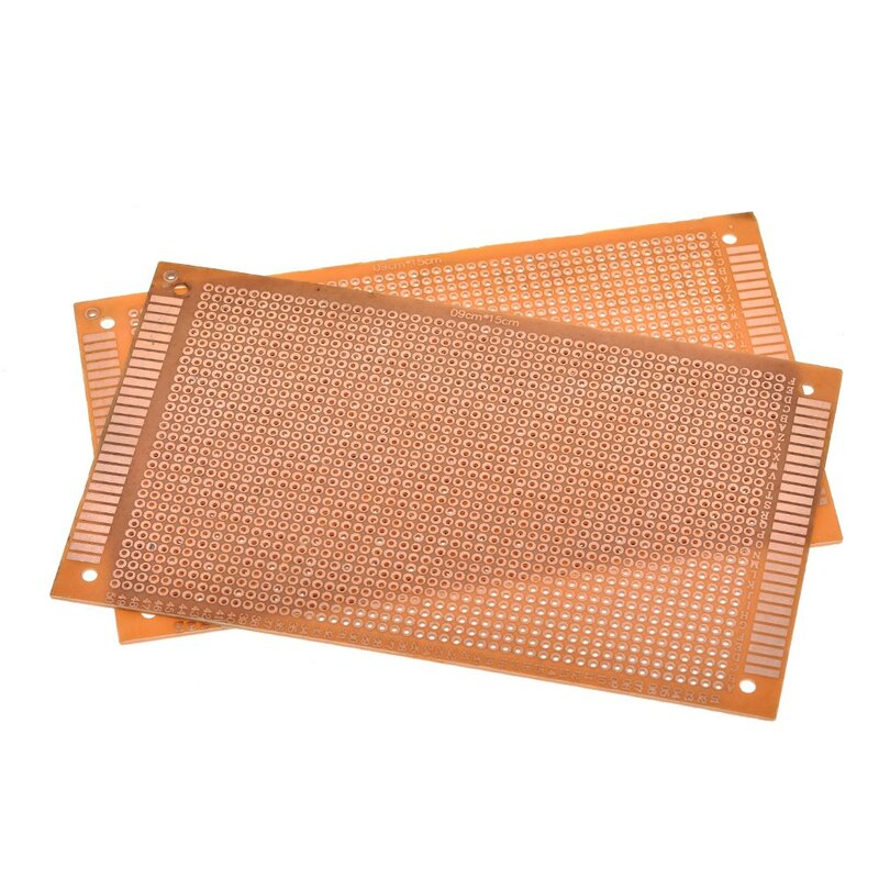 Tzt 5 stücke 9x15 9*15cm einseitiger Prototyp Leiterplatte Universal platine experimentelle Bakelit Kupferplatte Schalttafel gelb