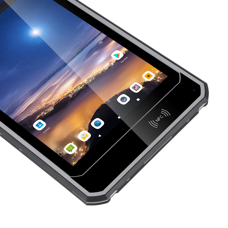 UNIWA Q10R 2 em 1 Smartphone NFC Tablet PC IP68 À Prova D' Água 9500mAh 10,1 pol Rugged Android 9.0 MT6762 Octa 4G LTE 64GB Tablet