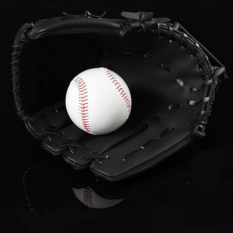 Outdoor Sports 2 Colors Baseball Glove Softball Practice Equipment Right Hand for Adult Man Woman Train