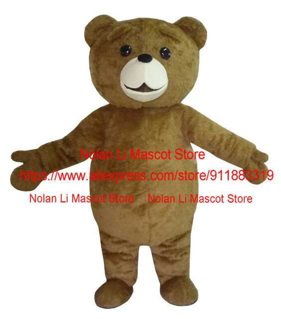 Hot Sale Teddy Bear Mascot Costume Cartoon Anime Cosplay Dress Christmas Halloween Birthday Party Adult Size by1070