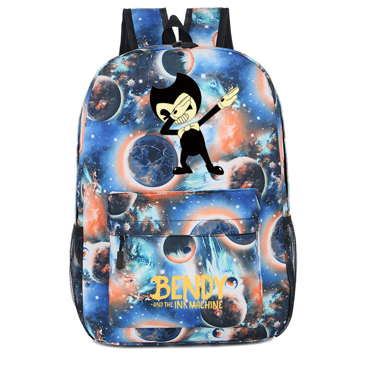 Fashion Children bendy and the ink machine schoolbags for teenage women Teens Boys Girls Children backpack