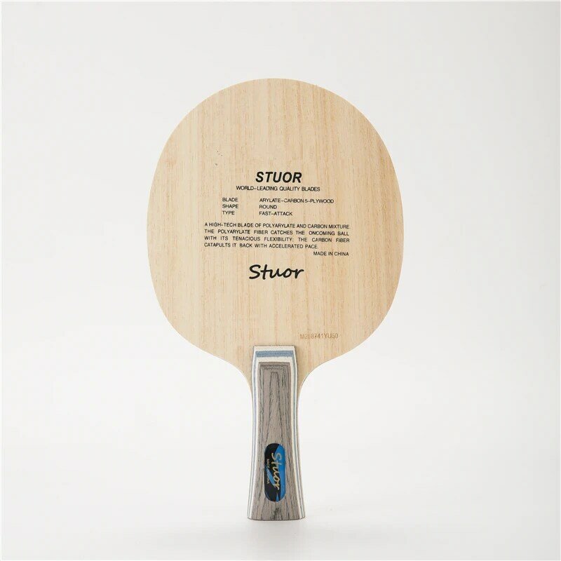Stuor-Lame de raquette de tennis de table 7 plis en fibre de carbone, accessoire de ping-pong léger