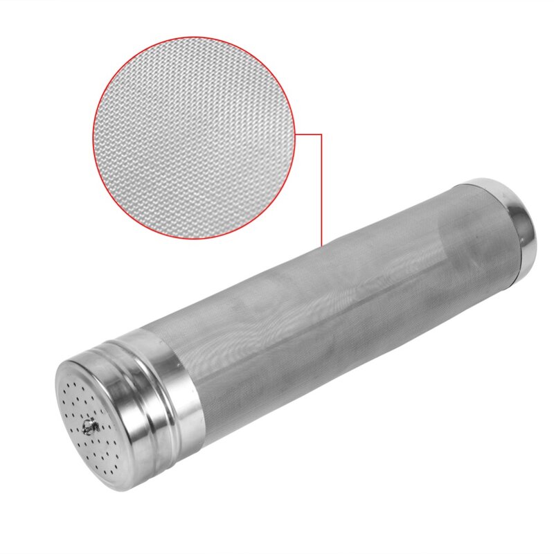 18/29cm 300 Micron Mesh Beer Hops Filter Stainless Steel Beer Dry Hops Filter Strainer Homebrew Strainer Hopper For Home Brewing