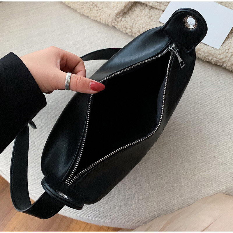 High Quality Leather Shoulder Bags Saddle Bag Women's Messenger Bag Female Retro Handbags and Purses Ladies Crossbody Packs