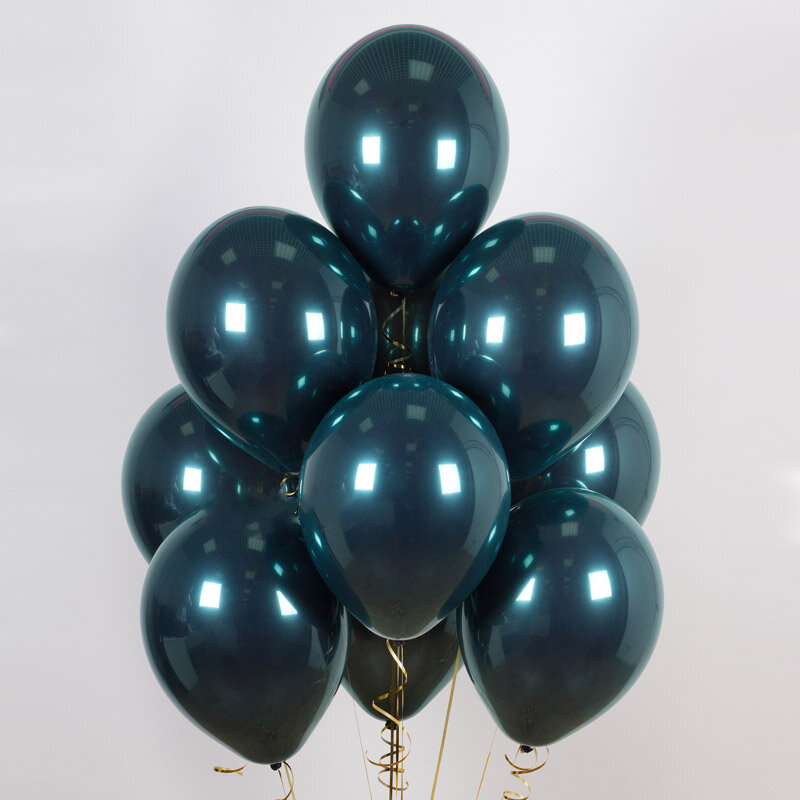 O hélio do látex balloons para a decoração do partido, 10/12inch, 20pcs, cor-de-rosa, azul, vinho, vermelho, para a festa de aniversário, oceano