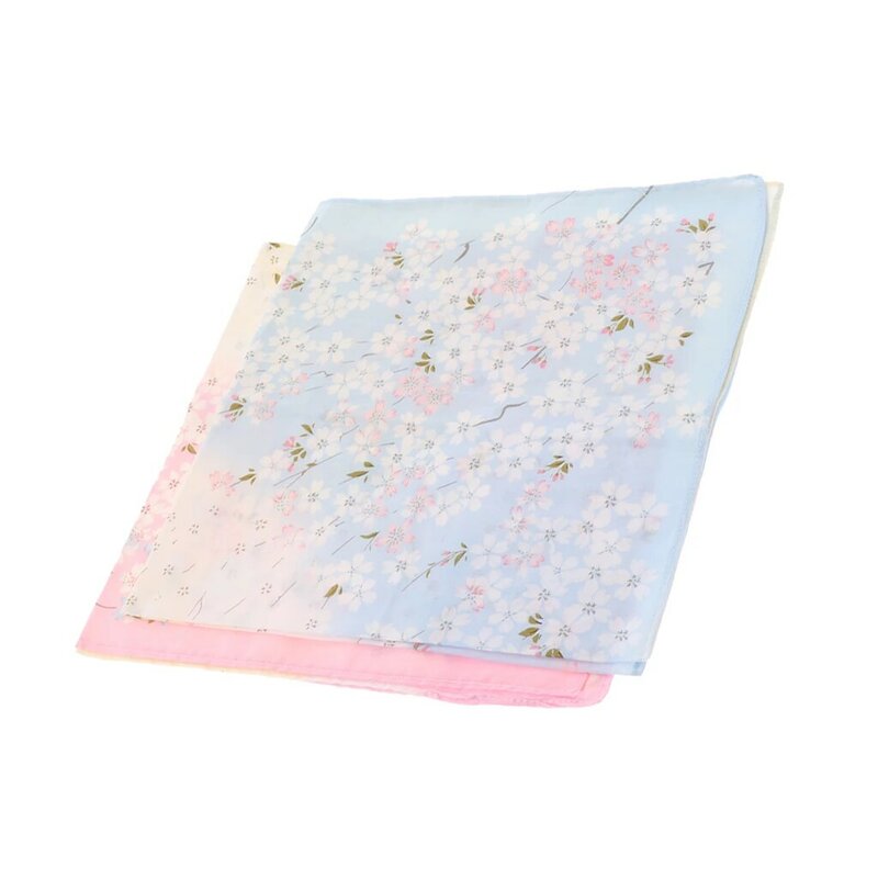 Pañuelo de algodón con estampado Floral para mujer, paquete de 2 unidades