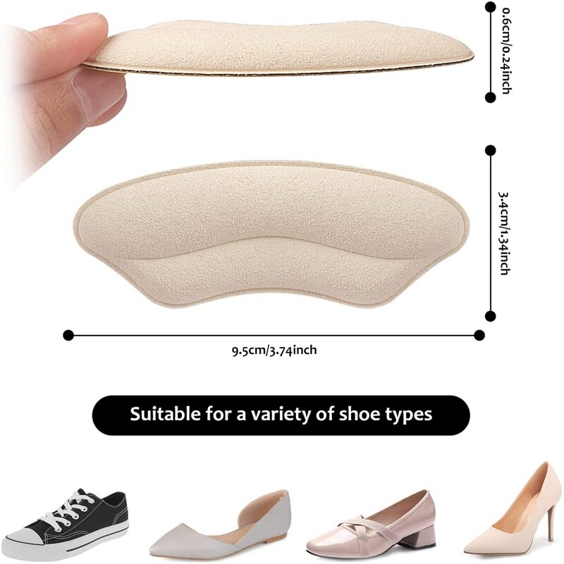 Kobiety ochraniacz do obcasów wkładka do butów na trampki dopasuj rozmiar pięty wkładka uchwyty naklejka ochronna ulga w bólu Patch pielęgnacja stóp wkładki