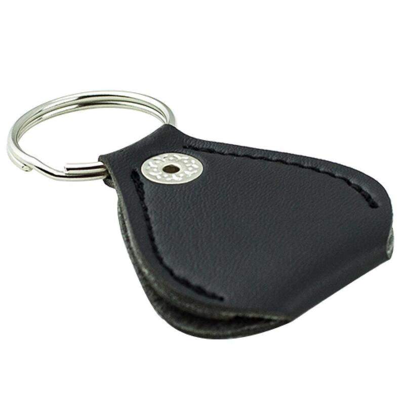 Porte-clés de guitare en cuir Durable, 1 pièce, porte-plectres, étui pour sac de voiture