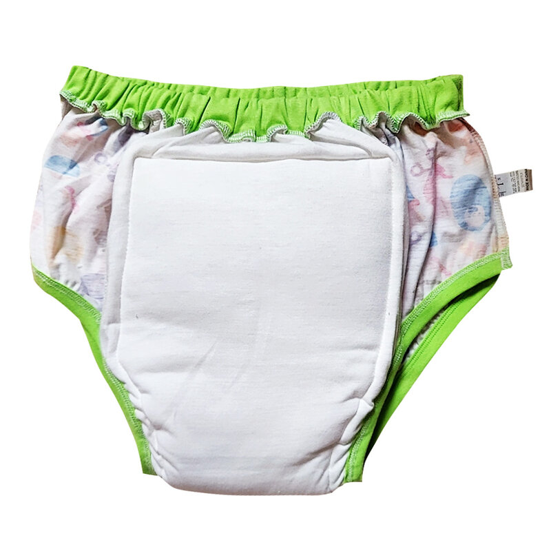Fraldas de algodão para bebê adulto, fraldas à prova d'água, reutilizáveis, lavável, fraldas de virilha para adultos, capa de fraldas, calcinha, bolso