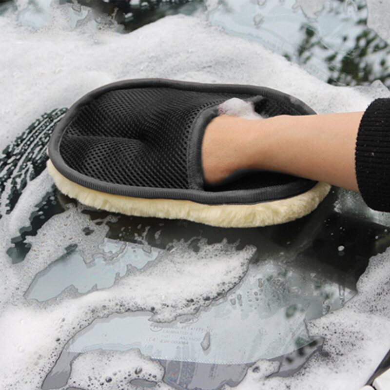 Чистящая Щетка для автомобиля, чистящие шерстяные мягкие перчатки для мытья автомобиля, чистящая щетка, средство для ухода за автомобилем, Стайлинг автомобиля
