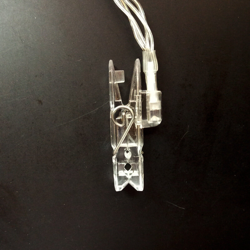 Ghirlanda LED Holiday Fairy Clip String Light accessori componente parte 20PCS cartella Decor per natale parete matrimonio soggiorno