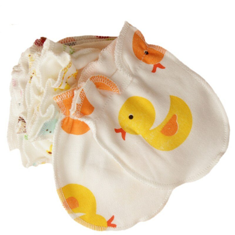 Mitaine tricotée Simple pour bébé, pour nouveau-né, Anti-nourriture, Anti-préhension des mains, protection du visage, gant pour bébé
