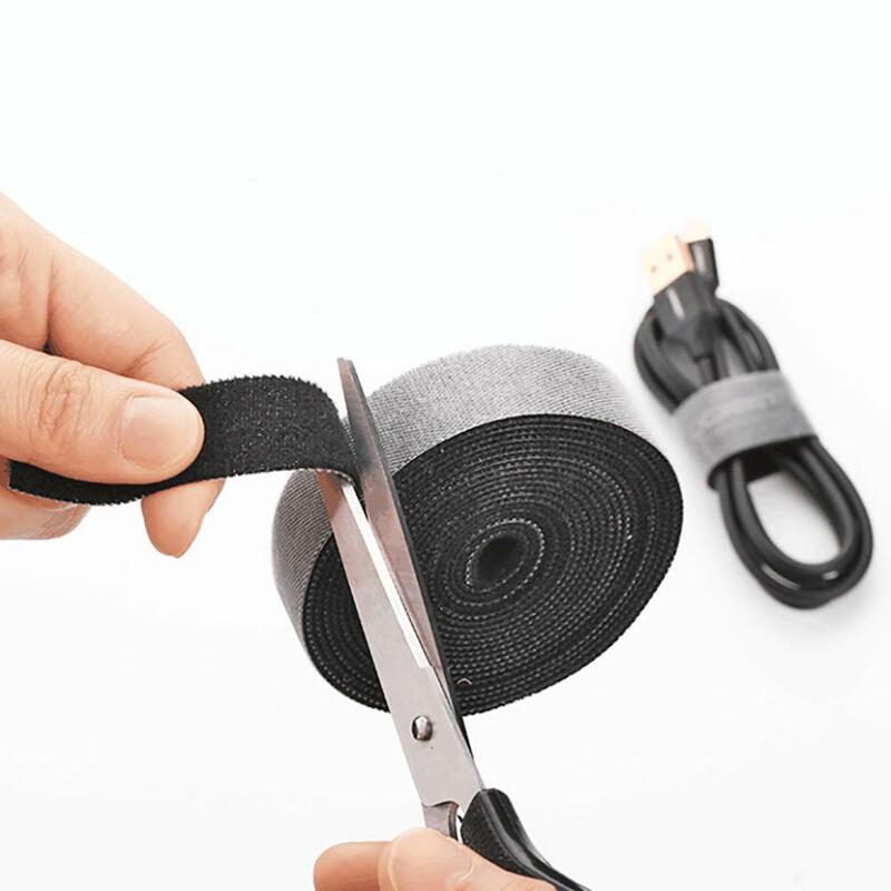 Pengatur kabel 5m, Winder kawat klip dudukan Earphone manajemen kabel Mouse pelindung pengisi daya USB untuk iPhone