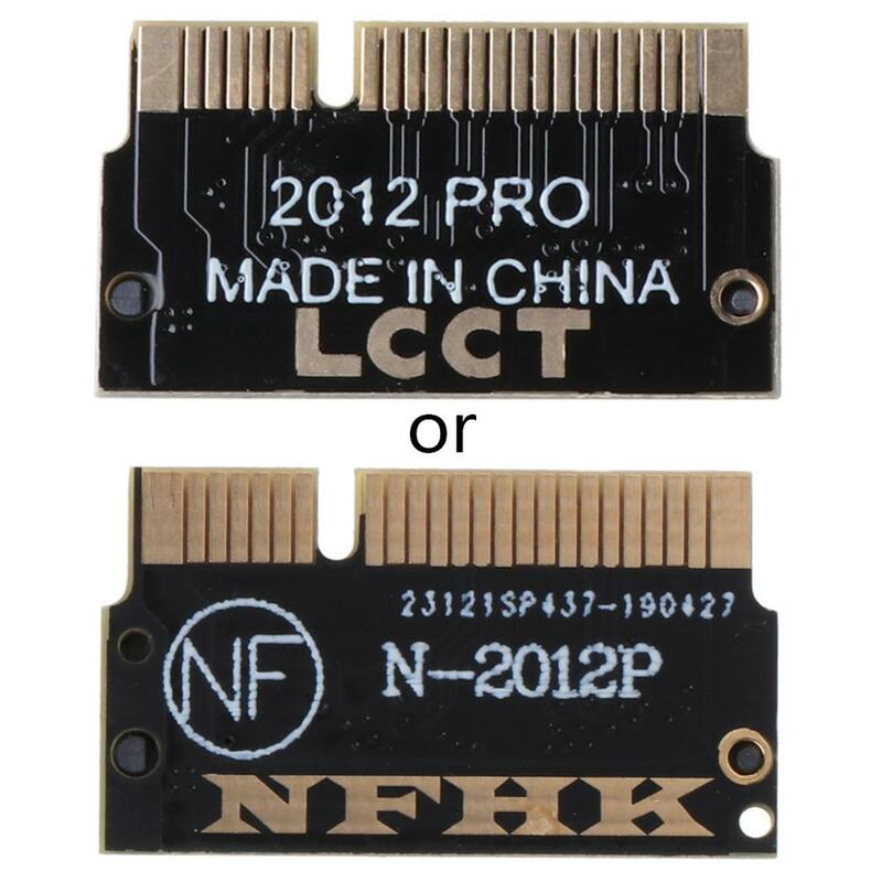 Carte de conversion M.2 NGFF M Key SSD, Compatible avec MacBook Pro Retina 2012 A1398 A1425, 1 pièce