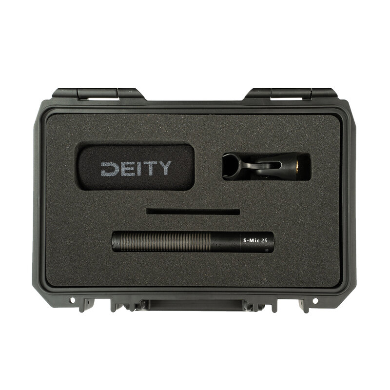 DEITY-micrófono condensador S-MIC 2S para cámara de estudio profesional, micrófono de bajo ruido