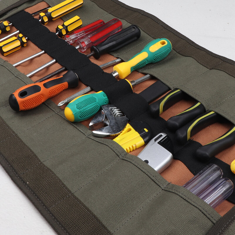 WESSLECO Folding Multi-Zweck Tragegriff Organizer Roll Werkzeug Tasche für Elektriker
