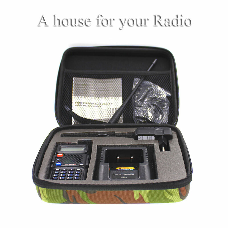 Uv5r caso bolsa saco portátil adequado para baofeng UV-5RA UV-5RE DM-5R além de alta qualidade walkie talkie acessórios