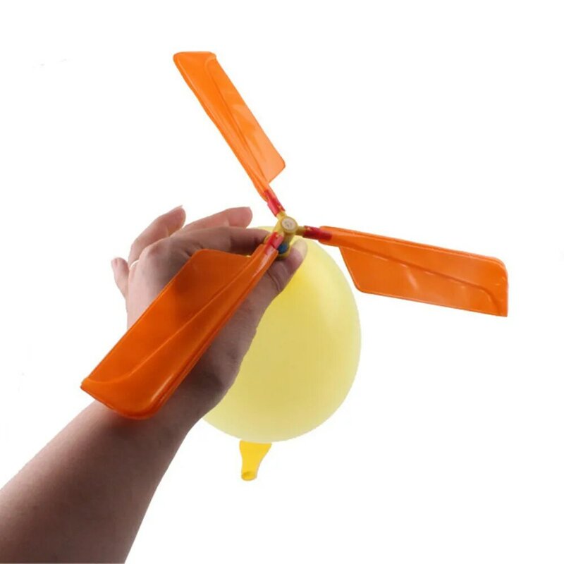 Balon helikopter lingkungan kreatif mainan balon pesawat baling-baling anak tradisional klasik terbang mainan baru dijual Juguete