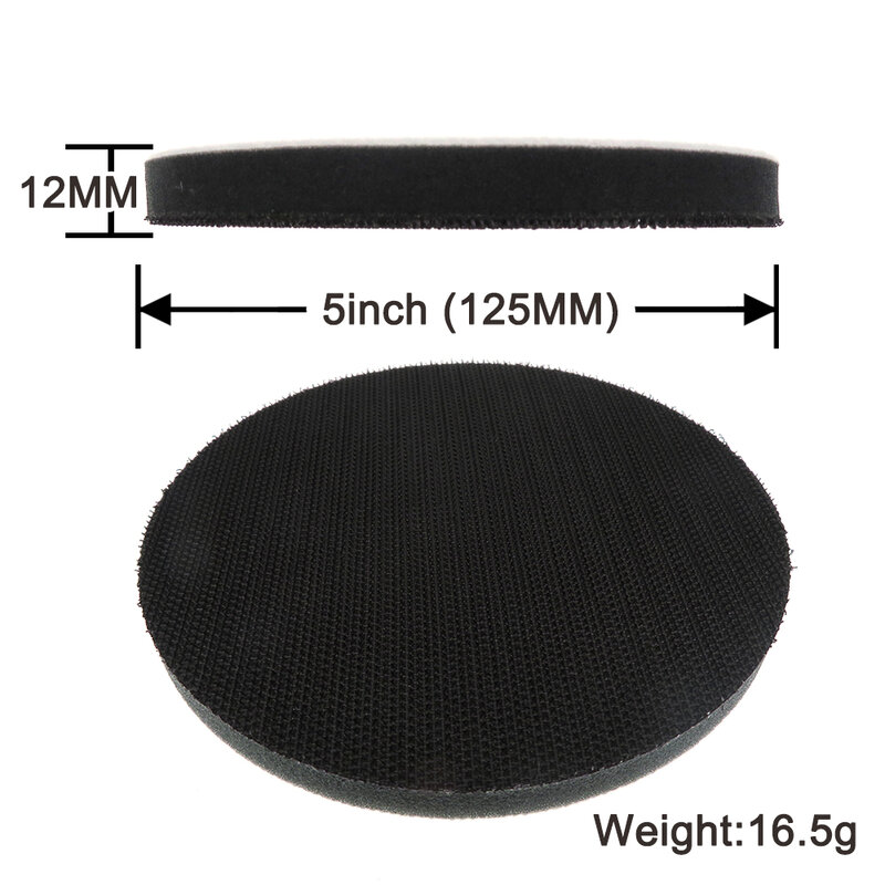 2 Pcs 2-6 Inch Schwamm Interface Pad Kissen Pad für Schleifen Pads und Haken & Klettschleifscheiben für Unebene Oberfläche Polieren