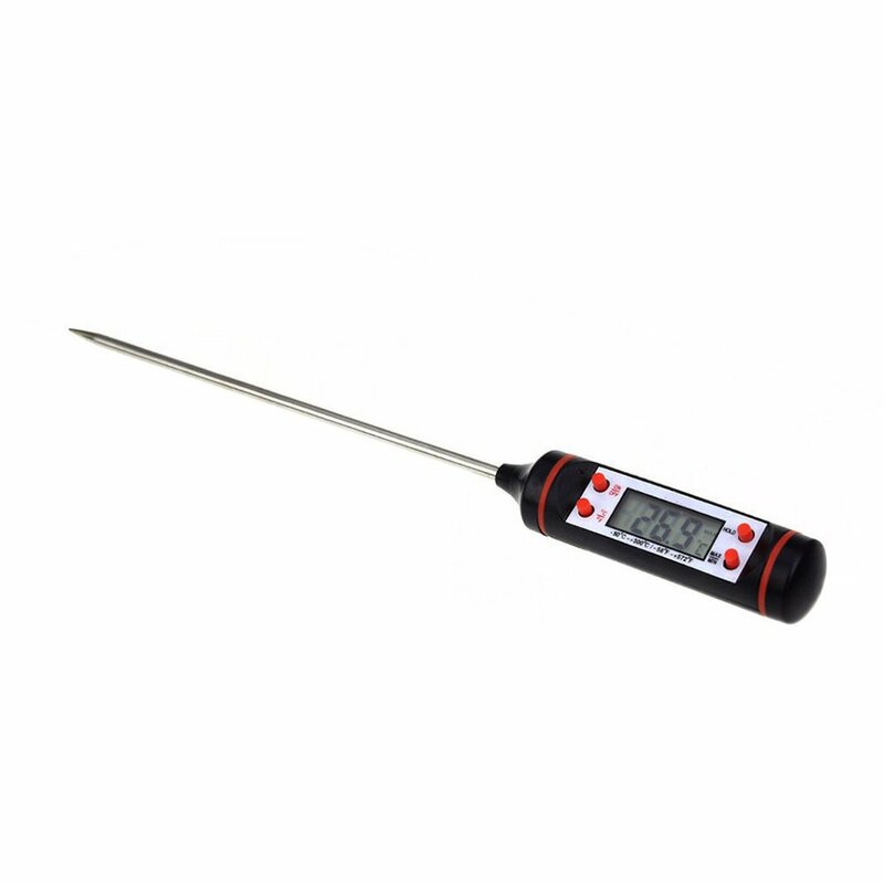 Daily Necessities Home Kitchen Oil Temperature Meter Barbecue Baking Temperature Electronic Food Needle Thermometer