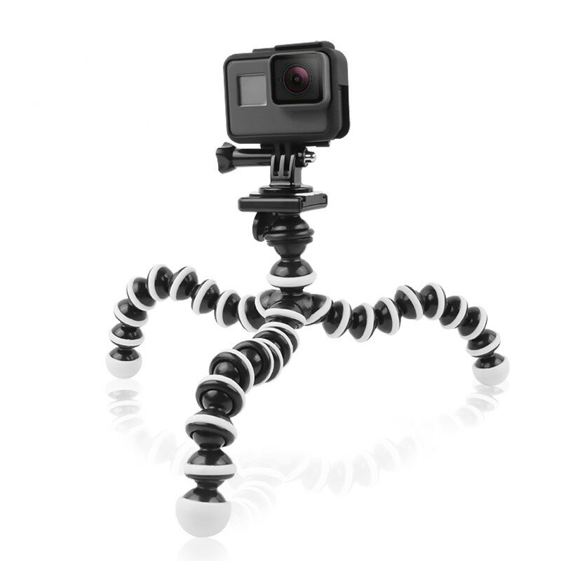 Mini trépied flexible en forme de pieuvre pour iPhone GoPro, IL, Nikon, Sony, appareil photo, table, bureau
