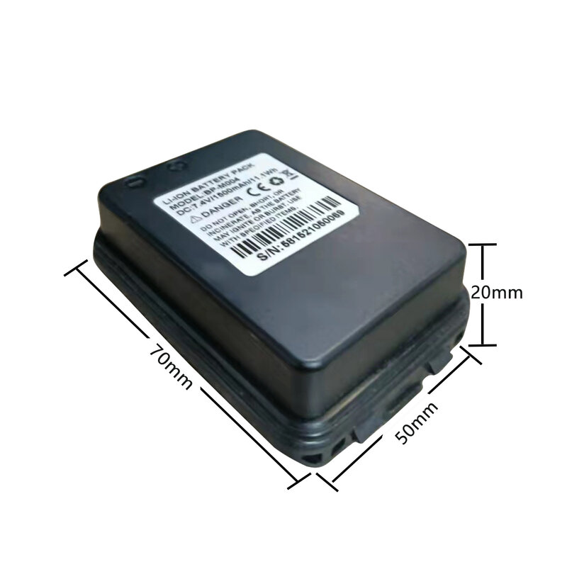 Batería recargable de iones de litio para walkie-talkie, batería recargable de 7,4 V y 1500mAh para RS-38M, Radio bidireccional marina, RS-38M