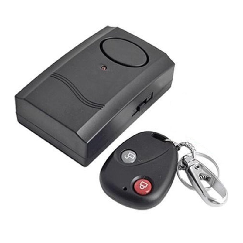 Wireless Vibration Alarm Home Security Motorrad Auto Tür Fenster Anti-Diebstahl Einbrecher Detektor Sensor 120dB Fernbedienung
