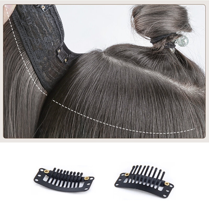 WEILAI accessori per capelli da donna V estensione dei capelli parrucche sintetiche estensione dei capelli