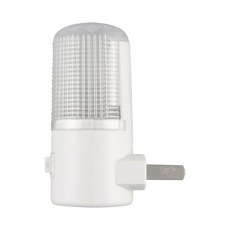가정용 밤 램프 따뜻한 빛 벽 마운트 침실 밤 빛 램프 1W 6 LED 110V 미국 플러그 에너지 절약 LED 빛