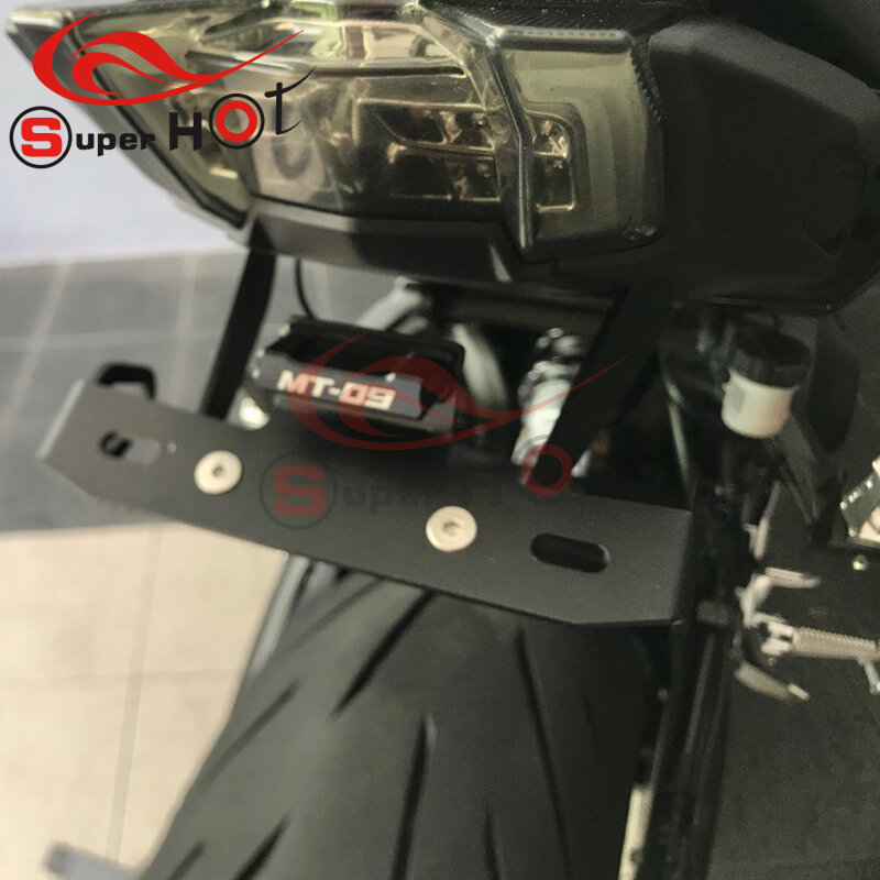 Per YAMAHA MT09 FZ09 SP09 MT 09 FZ 09 FZ-09 2017 2018 2019 2020 accessori moto supporto targa staffa telaio