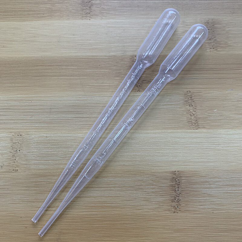 Pipeta de plástico transparente para Laboratorio de Ciencia, suministros de gotero de seguridad desechable, para oficina, 20 unidades de 3ML