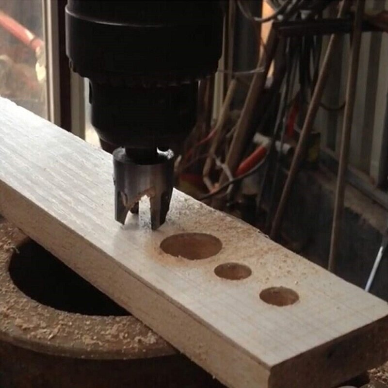Wood Plug Hole Cutter Drill Bit  Woodworking tool