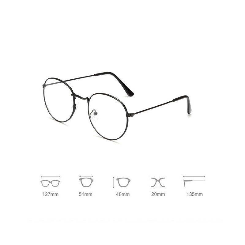 Seemfly-gafas de lectura redondas para hombre y mujer, lentes de Metal para prebicia, hipermetropía, montura de 0 a 4,0 dioptrías