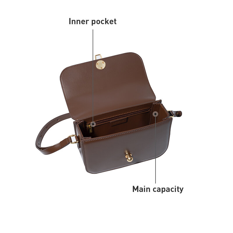 LA FESTIN 2022 Новая модная ниша универсальная маленькая квадратная сумка под руку трендовая сумка через плечо дизайнерская сумка кожаный кошеле...